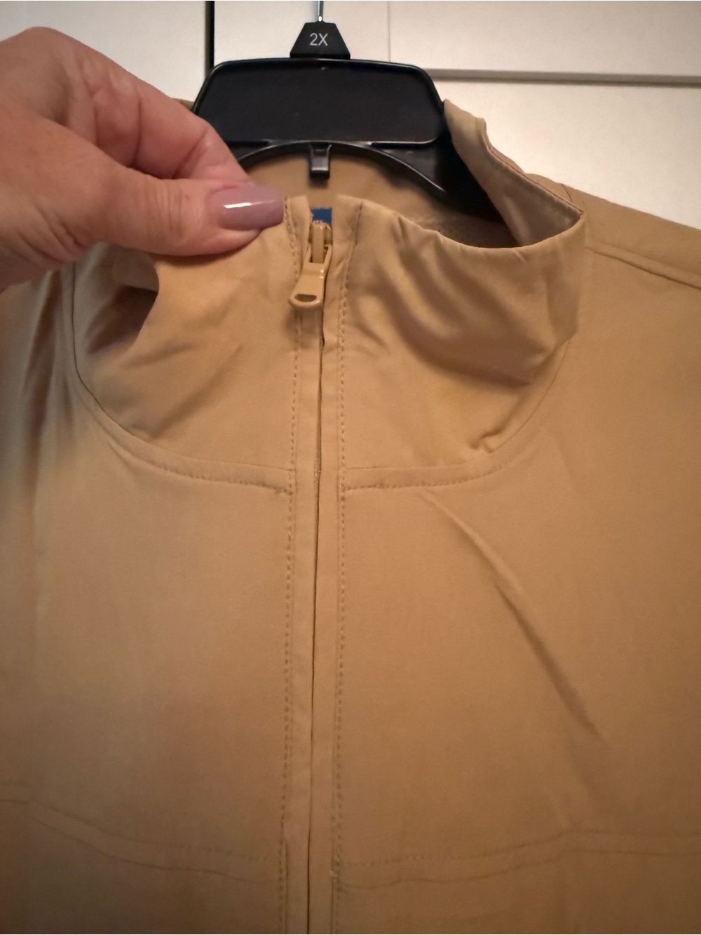 Old Navy Tan Tech Gear Quick Dry Active Drawstring Jacket, XL - Picture 5 of 11